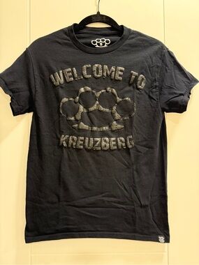 NEW Coretex Records “Welcome to Kreuzberg”Graphic Tee - Black